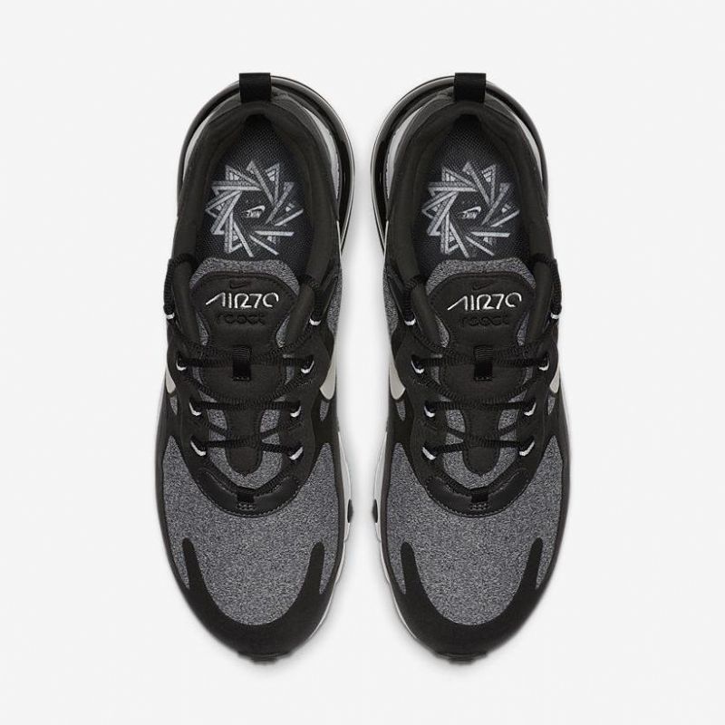 Nike Air Max 270 React Férfi / Női Futó Feketén / Nagy Szürke-off Noir