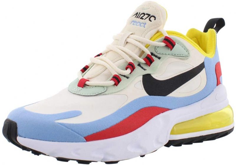 Nike Air Max 270 React Férfi / Női Futó Phantom / Fekete-világoskék-egyetem Vörös