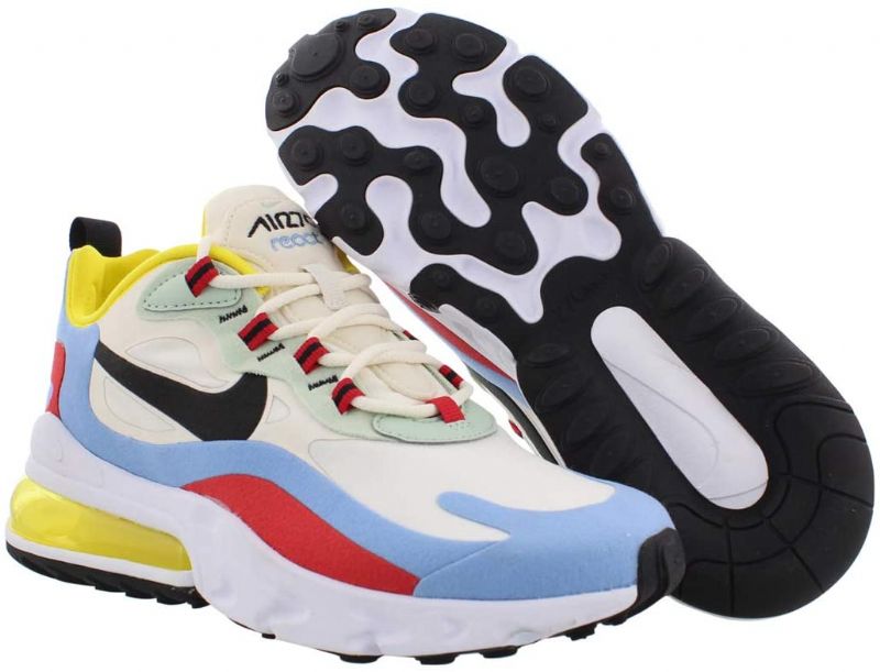 Nike Air Max 270 React Férfi / Női Futó Phantom / Fekete-világoskék-egyetem Vörös