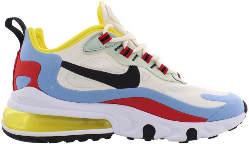Nike Air Max 270 React Férfi / Női Futó Phantom / Fekete-világoskék-egyetem Vörös