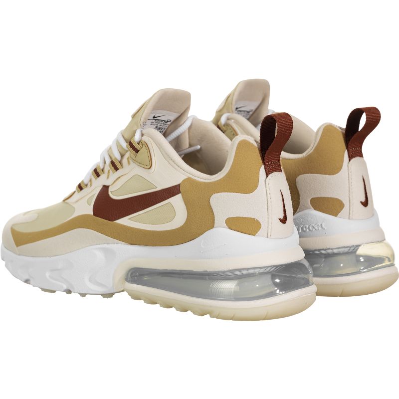 Nike Air Max 270 React Férfi / Női Futócsapat Arany / Cinnamon-club Gold-pale Ivory