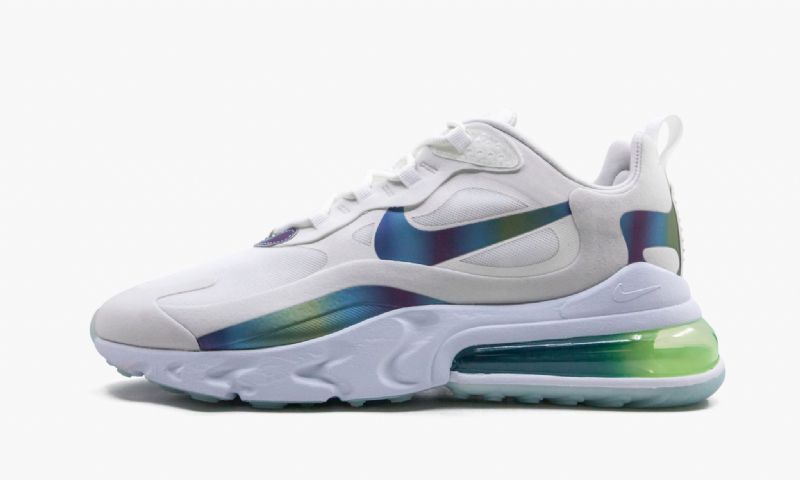 Nike Air Max 270 React Férfi Running Summit Fehér / Többszínű-platina Árnyalat