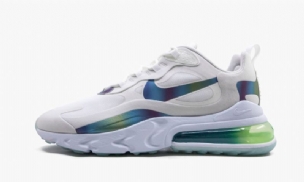 Nike Air Max 270 React Férfi Running Summit Fehér / Többszínű-platina Árnyalat