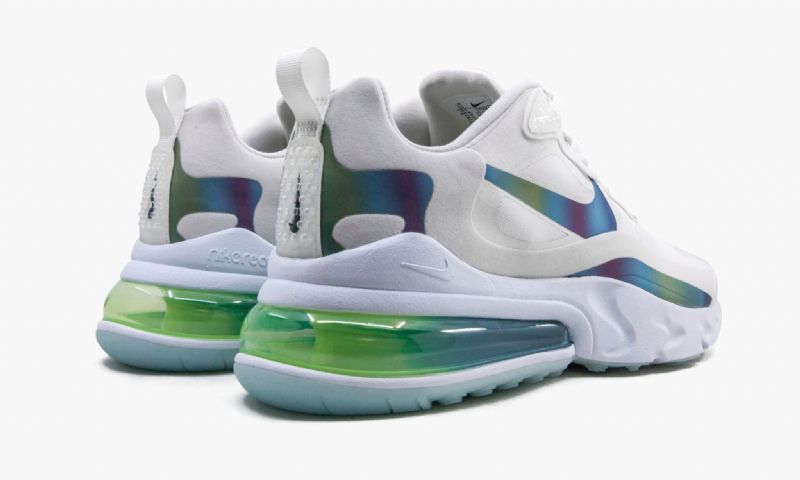 Nike Air Max 270 React Férfi Running Summit Fehér / Többszínű-platina Árnyalat