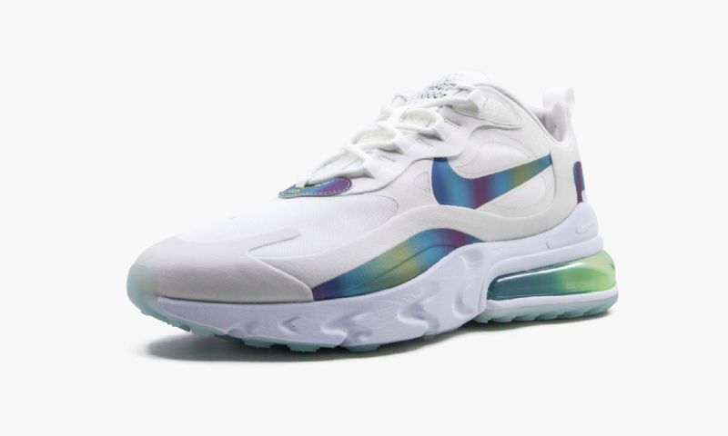 Nike Air Max 270 React Férfi Running Summit Fehér / Többszínű-platina Árnyalat