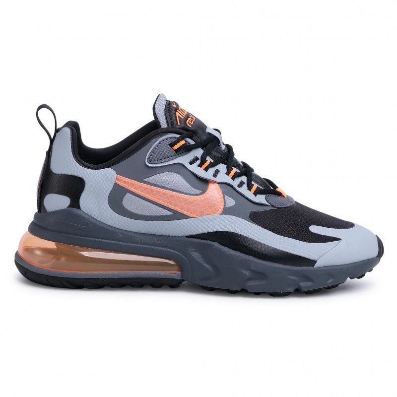 Nike Air Max 270 React Férfi Running Wolf Szürke / Total Narancs / Fekete