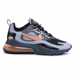 Nike Air Max 270 React Férfi Running Wolf Szürke / Total Narancs / Fekete