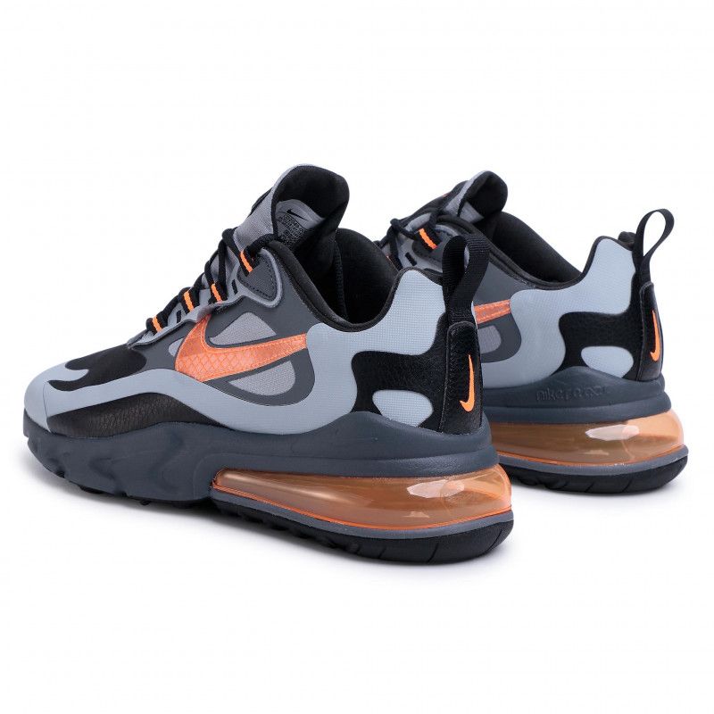 Nike Air Max 270 React Férfi Running Wolf Szürke / Total Narancs / Fekete