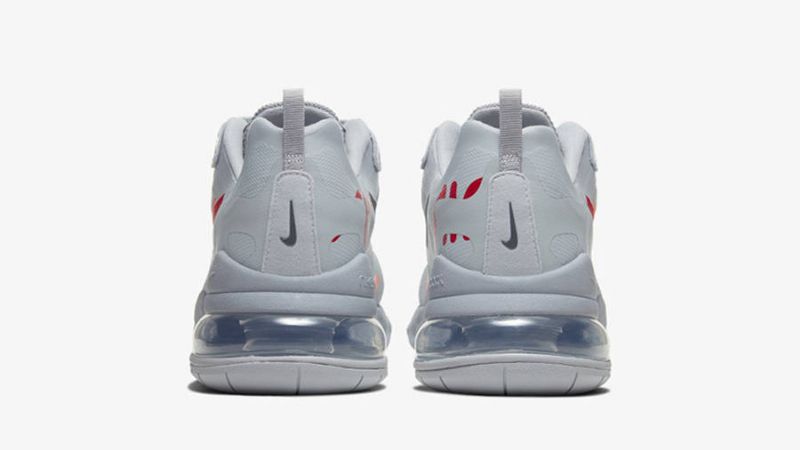 Nike Air Max 270 React Hyper Crimson Női Futó Farkasszürke / Crimson-egyetem Vörös