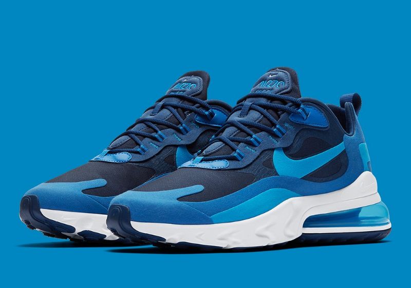 Nike Air Max 270 React Kék Void Férfi Futó Kék Voi / Photo Kék