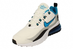 Nike Air Max 270 React Laser Kék Férfi Futó Fehér / Farkasszürke / Fekete / Lézerkék