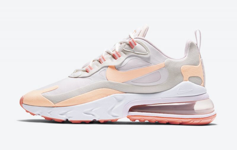 Nike Air Max 270 React Női Futó Fehér/narancs