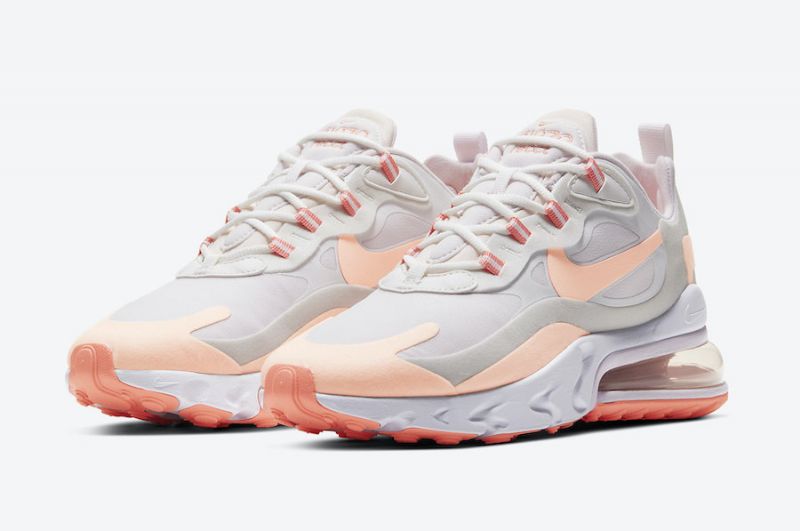 Nike Air Max 270 React Női Futó Fehér/narancs