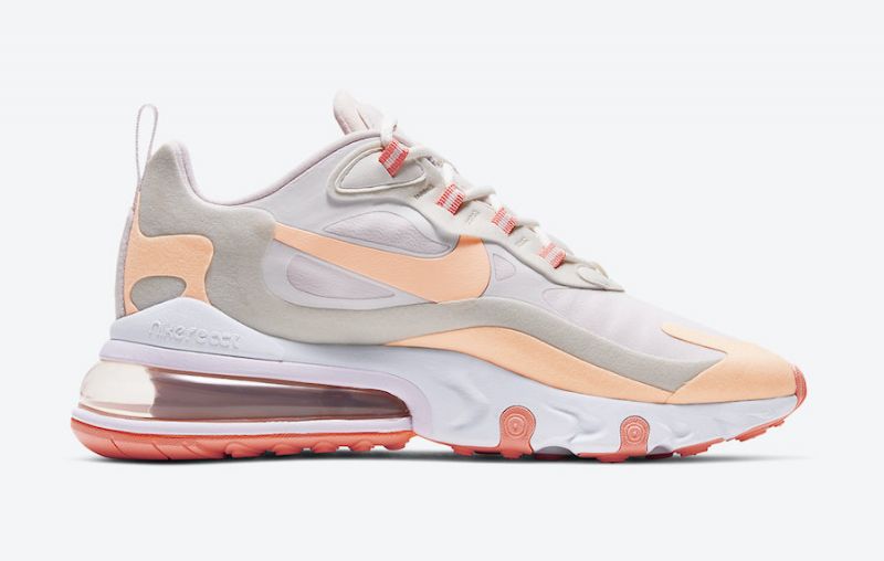 Nike Air Max 270 React Női Futó Fehér/narancs