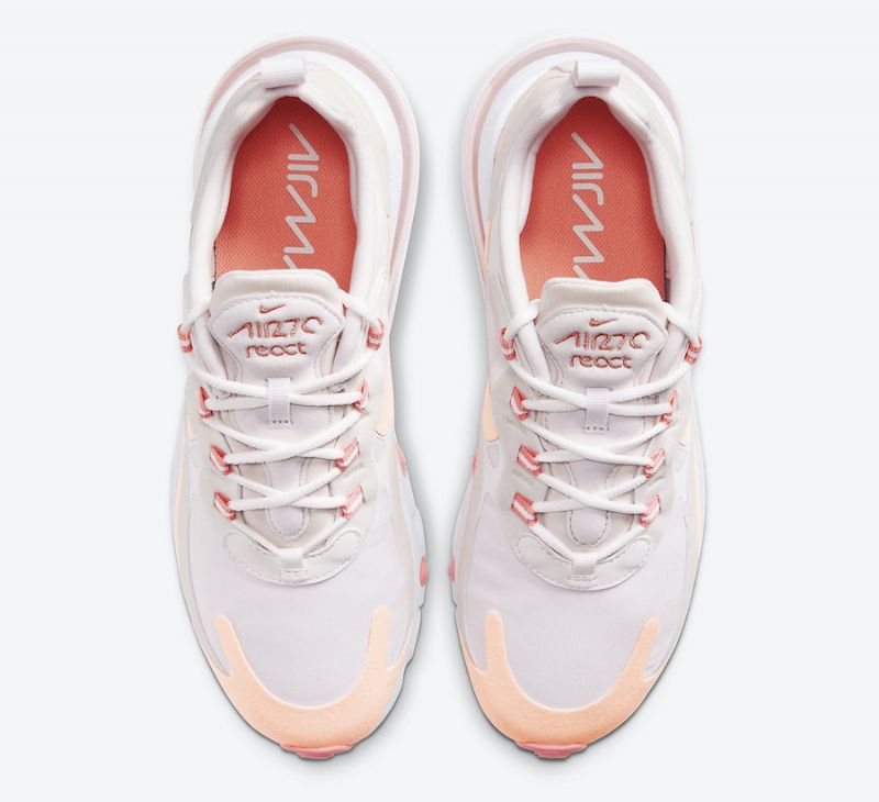 Nike Air Max 270 React Női Futó Fehér/narancs