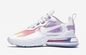 Nike Air Max 270 React Női Futó Fehér/világoslila