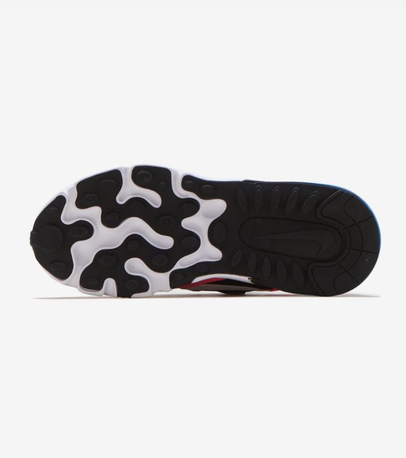 Nike Air Max 270 React Női Futó Fekete/fehér-hiperrózsaszín-élénk Lila