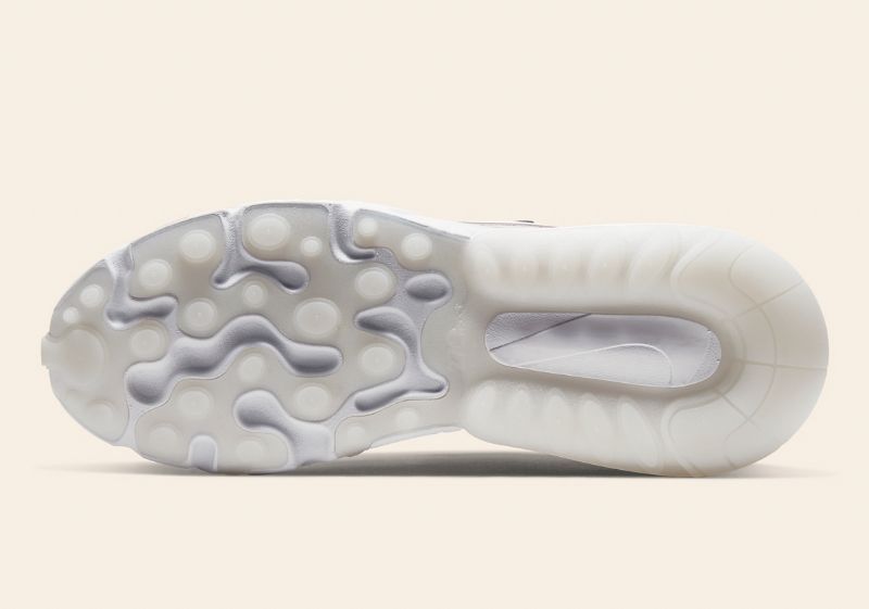 Nike Air Max 270 React Női Futó Szilva Kréta / Kőmályva / Füstös Szürke / Csúcsfehér