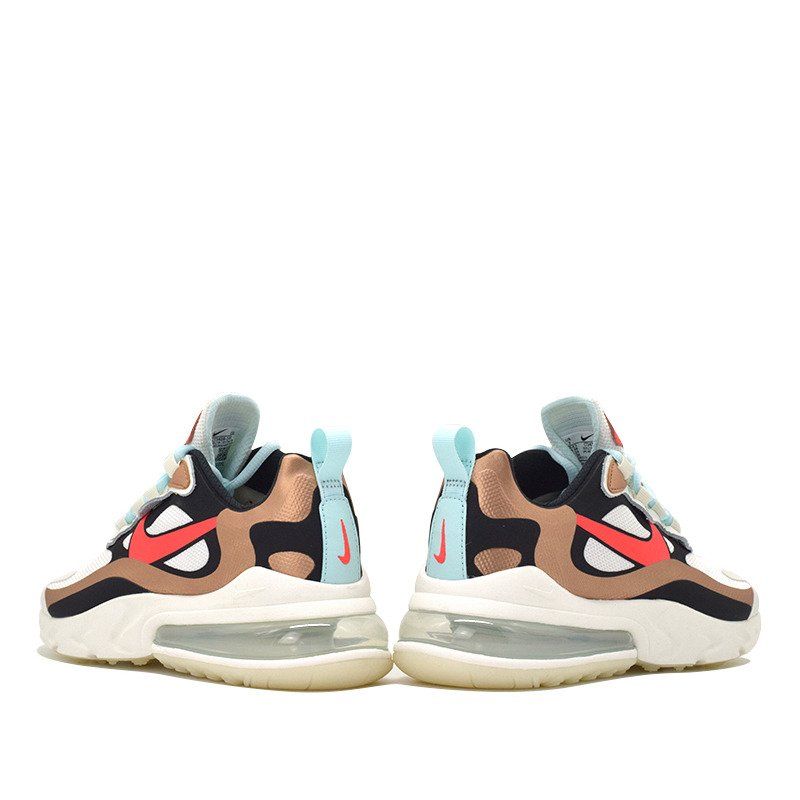 Nike Air Max 270 React Női Futóvitorla / Fekete-metál Vörös Bronz-tiszta Platina