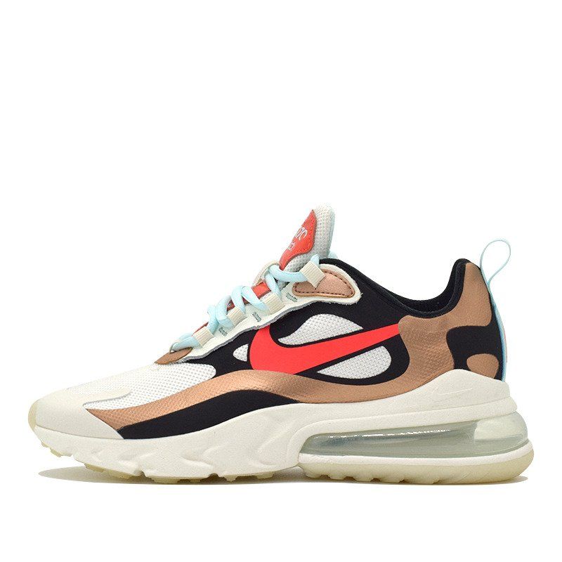 Nike Air Max 270 React Női Futóvitorla / Fekete-metál Vörös Bronz-tiszta Platina