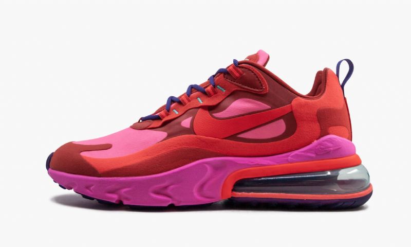 Nike Air Max 270 React Női Running Mystic Piros / Rózsaszín Blast / Habanero / Bright Crimson