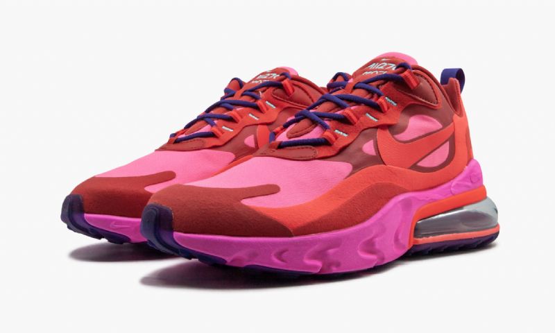 Nike Air Max 270 React Női Running Mystic Piros / Rózsaszín Blast / Habanero / Bright Crimson