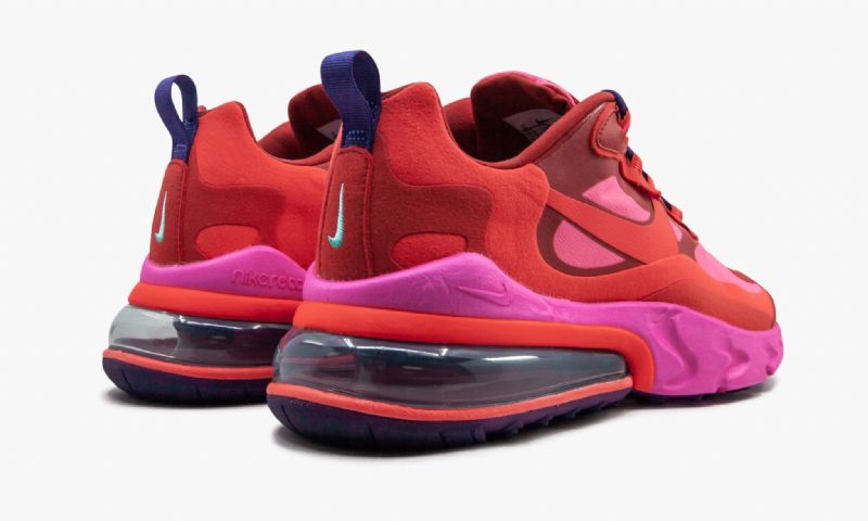 Nike Air Max 270 React Női Running Mystic Piros / Rózsaszín Blast / Habanero / Bright Crimson