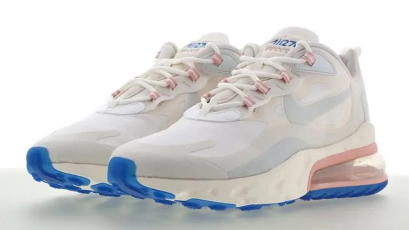Nike Air Max 270 React Női Running Summit Fehér / Ghost Aqua-phantom