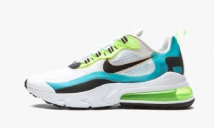Nike Air Max 270 React See Aqua Férfi Run / Fehér / Fekete / Ghost Zöld