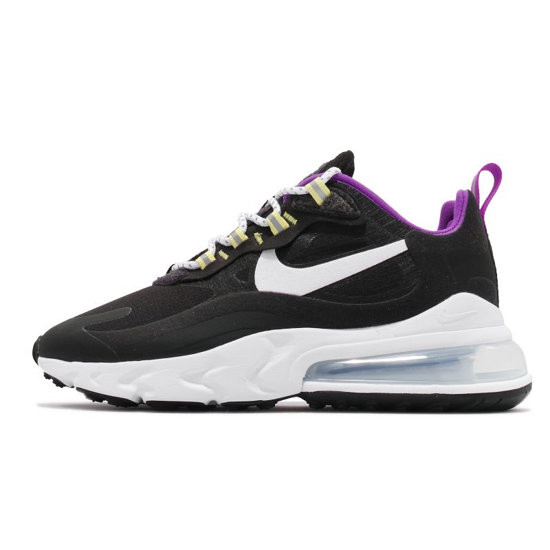 Nike Air Max 270 React See Férfi Futó Fekete / Élénk Lila / Fehér