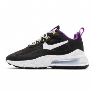 Nike Air Max 270 React See Férfi Futó Fekete / Élénk Lila / Fehér