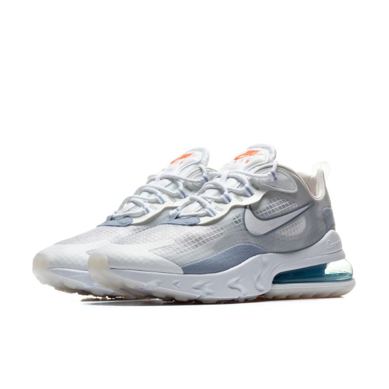 Nike Air Max 270 React See Férfi Run Fehér / Fehér-pure Platinum-indigo Mist