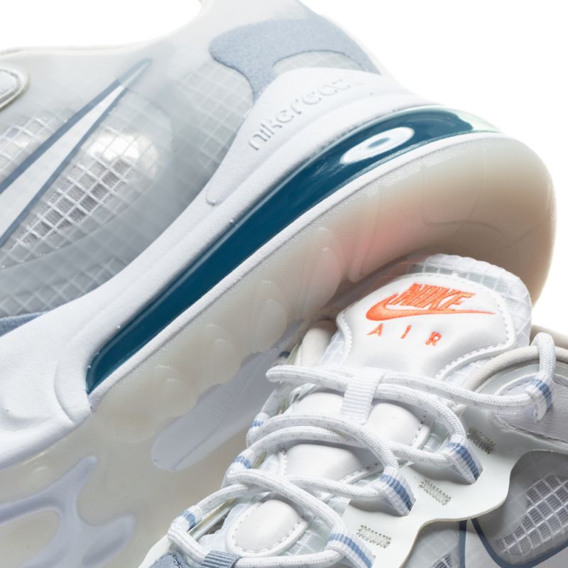 Nike Air Max 270 React See Férfi Run Fehér / Fehér-pure Platinum-indigo Mist