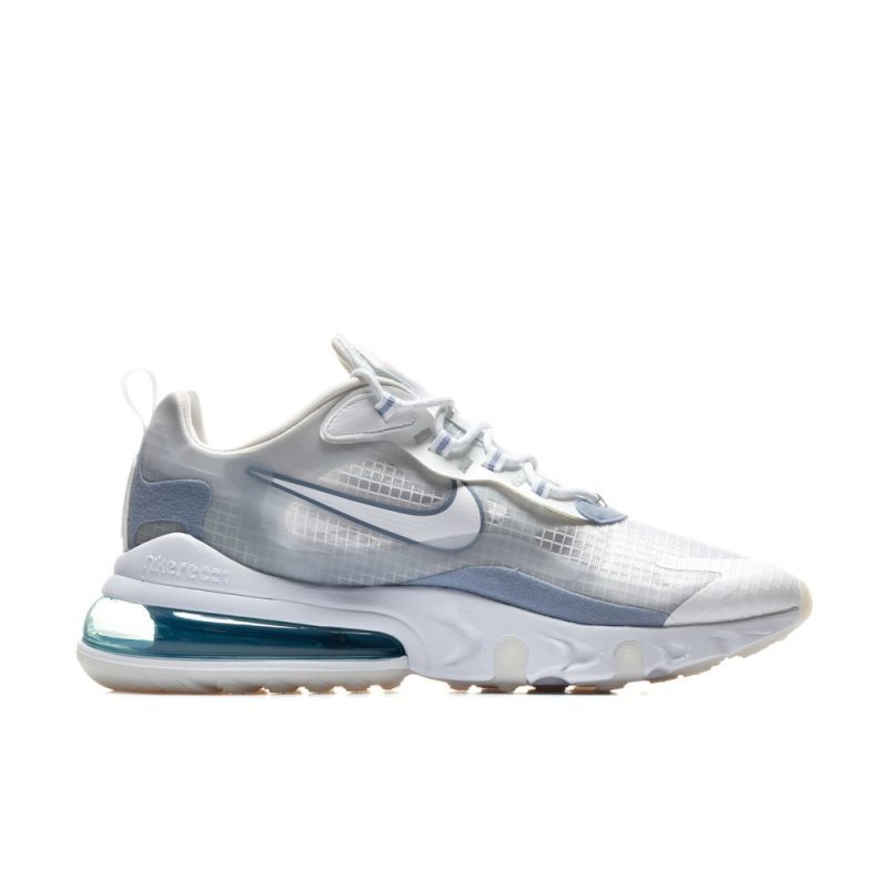 Nike Air Max 270 React See Férfi Run Fehér / Fehér-pure Platinum-indigo Mist