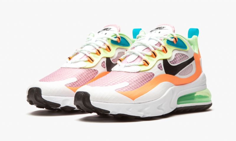 Nike Air Max 270 React See Női Run Light Arctic Rózsaszín/narancs Pulse