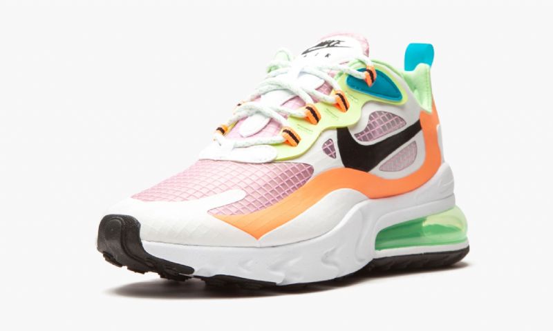 Nike Air Max 270 React See Női Run Light Arctic Rózsaszín/narancs Pulse