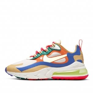 Nike Air Max 270 React Többszínű Női Futó Sivatagi Homok / Barely Volt-sailgame Royal