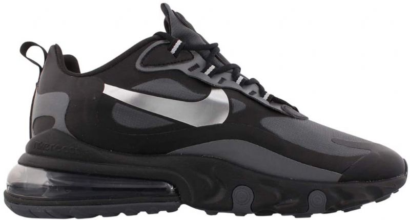 Nike Air Max 270 React Wtr Férfi Futó Fekete / Sötétszürke / Fémezüst