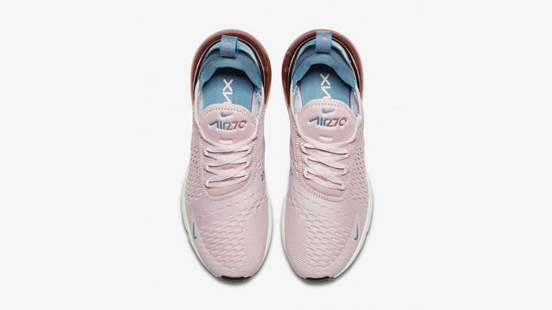 Nike Air Max 270 Rózsaszín Kékeszöld Női Futó Részecske Rózsa / Ejtőernyős Bézs-fekete-égi