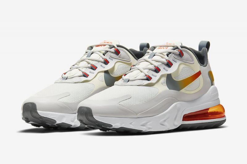 Nike Air Max 270 See Férfi / Női Running Summit Fehér / Mellszürke-füstszürke-metál Arany