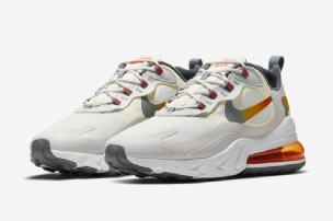 Nike Air Max 270 See Férfi / Női Running Summit Fehér / Mellszürke-füstszürke-metál Arany