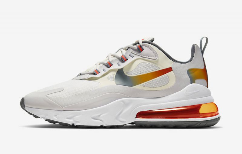 Nike Air Max 270 See Férfi / Női Running Summit Fehér / Mellszürke-füstszürke-metál Arany