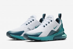 Nike Air Max 270 Spirit Teal Férfi / Női Futó Fehér / Teal-nightshade