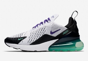Nike Air Max 270 Szőlő Női Futó Fehér / Udvari Lila-menta-fekete