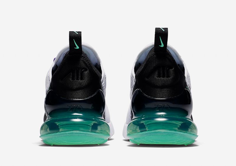 Nike Air Max 270 Szőlő Női Futó Fehér / Udvari Lila-menta-fekete