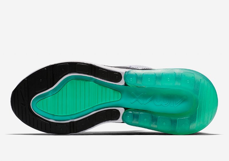 Nike Air Max 270 Szőlő Női Futó Fehér / Udvari Lila-menta-fekete