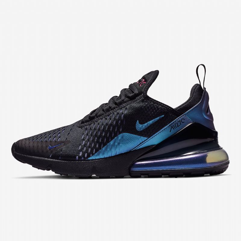 Nike Air Max 270 Throwback Future Férfiak Feketén / Laser Fukszia-regency Lila