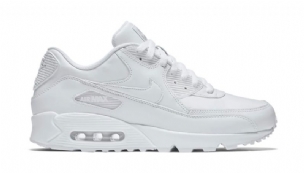 Nike Air Max 90 Bőr Férfi/női Alkalmi Fehér