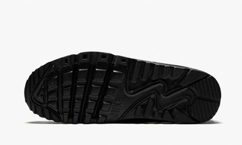 Nike Air Max 90 Bőr Női Alkalmi Fekete