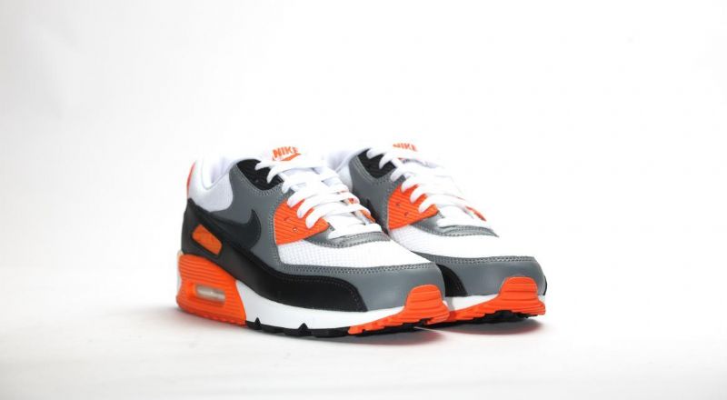 Nike Air Max 90 Essential Fehér Szürke Férfi Hétköznapi / Antracit-hűvös Szürke-fekete